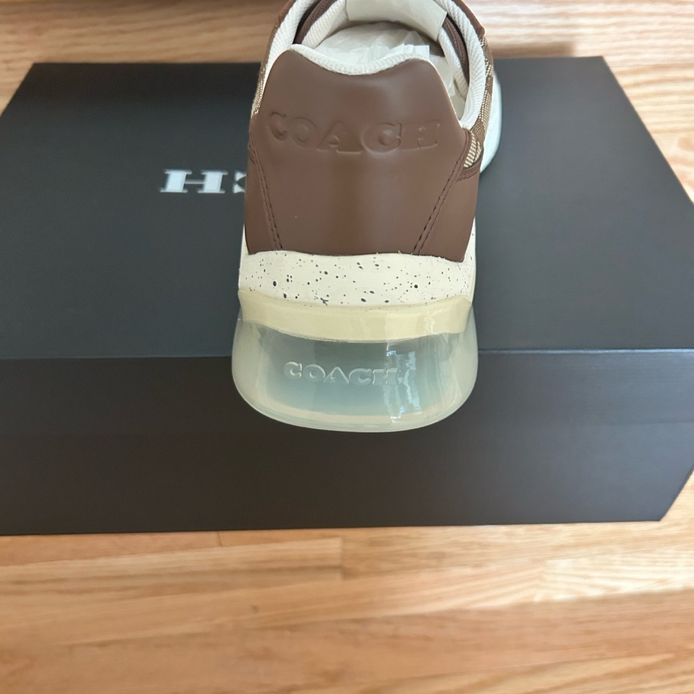 Coach Brown and Cream Athletic Sneakers - Picture 7 of 11